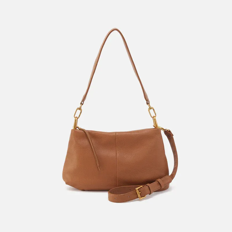 HOBO Vance Shoulder Crossbody Bag In Warm Honey
