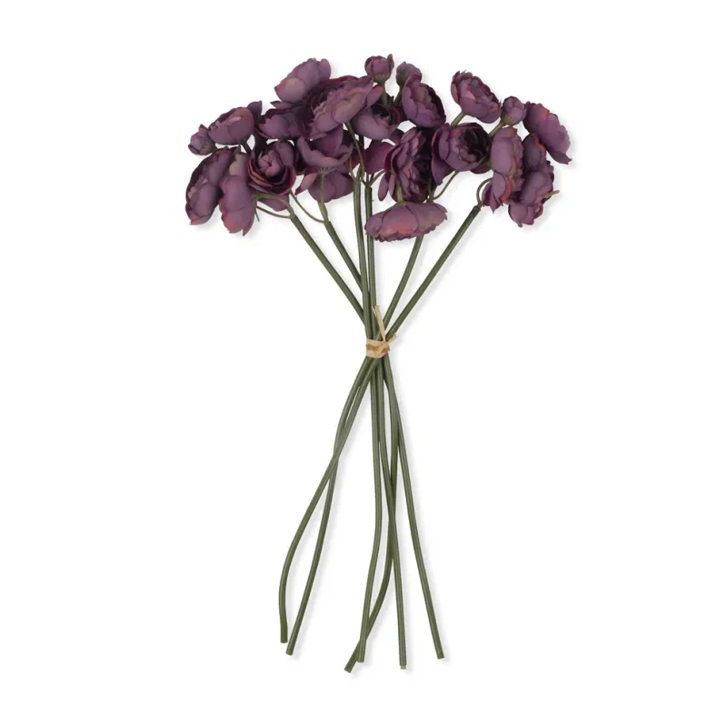 Ranunculus Bunch Of 6 Purple