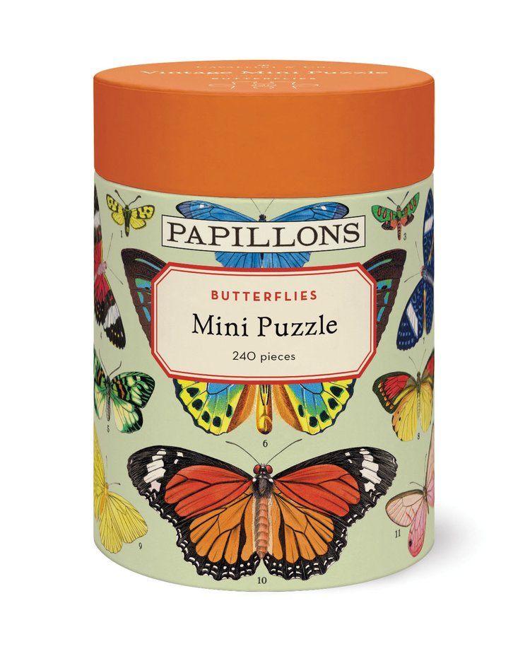 Butterflies 240 Piece Vintage Mini Puzzle