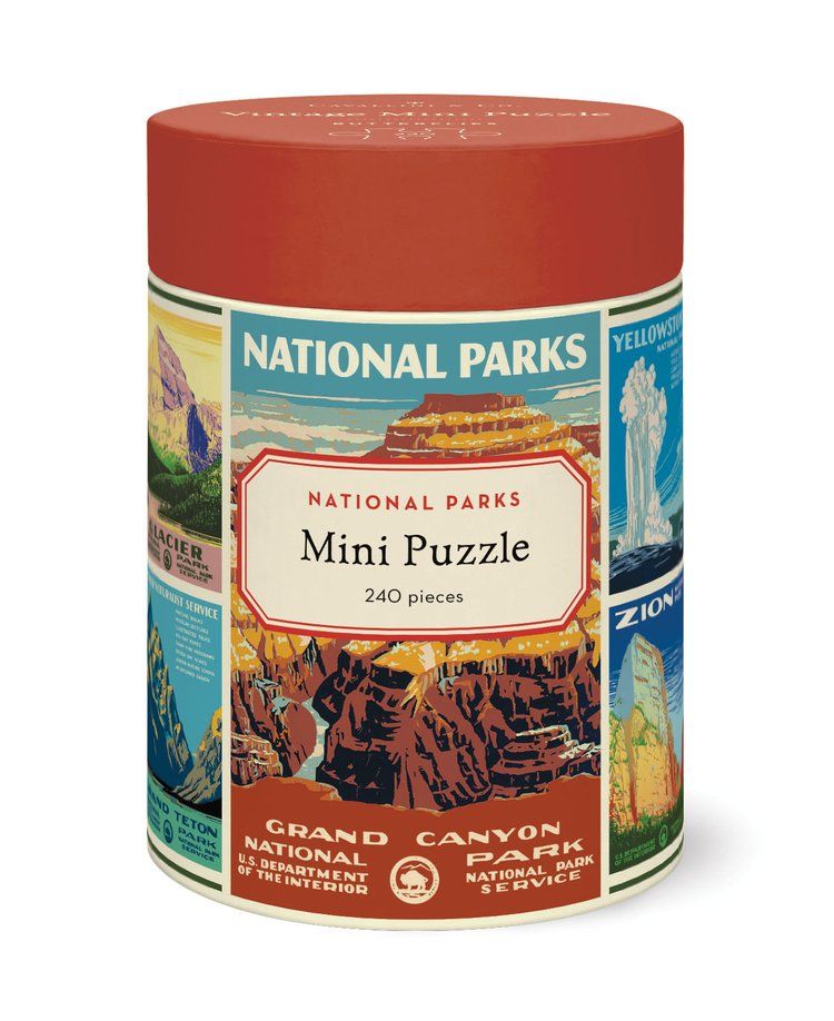 National Parks 240 Piece Vintage Mini Puzzle