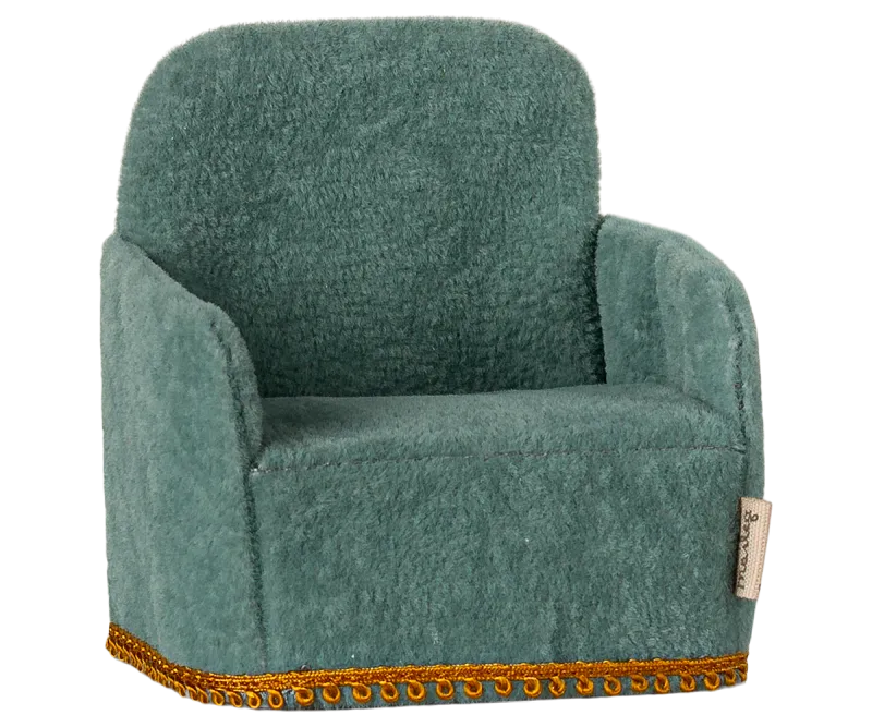 Maileg Mouse Folding Chair In Mint