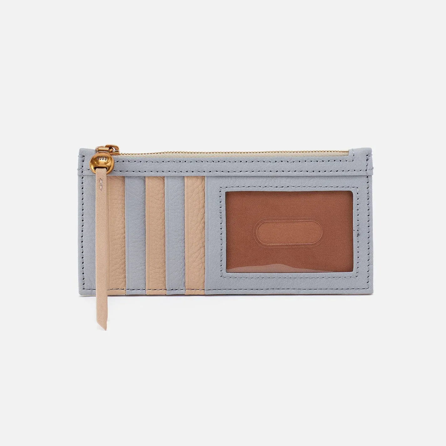 HOBO Carte Card Case In Blue Pearl