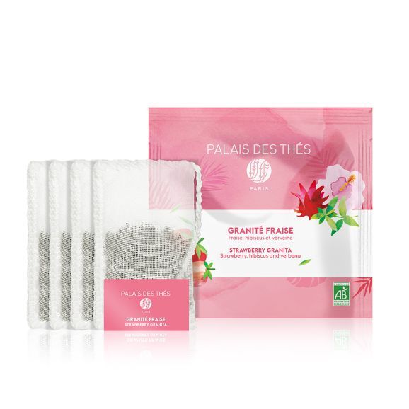 Palais Des Thes Iced Tea Strawberry Granita Strawberry Hibiscus And Verbena