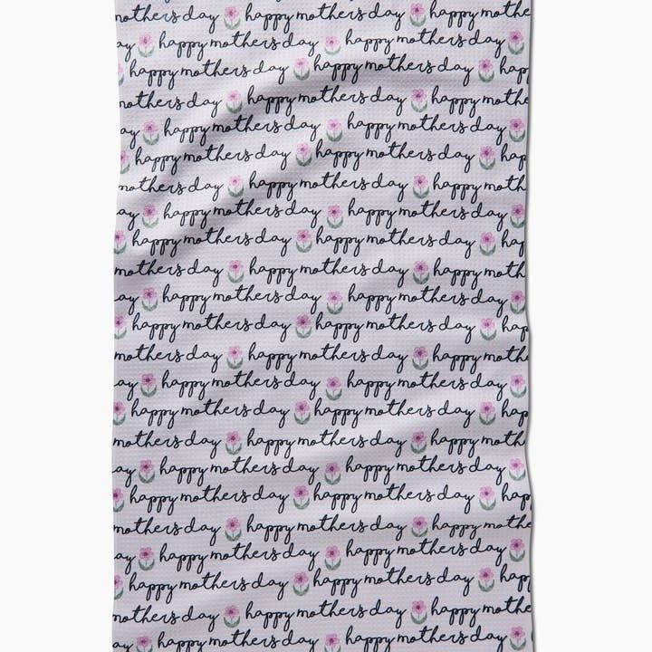 Geometry Tea Towel Happy Mothers Day
