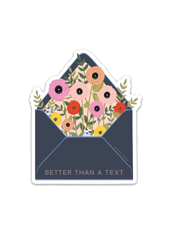 Sticker Vinyl Better Than A Text