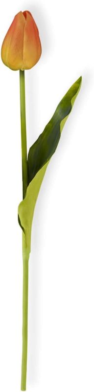 Real Touch Mini Tulip Stem Orange 10.5&quot;