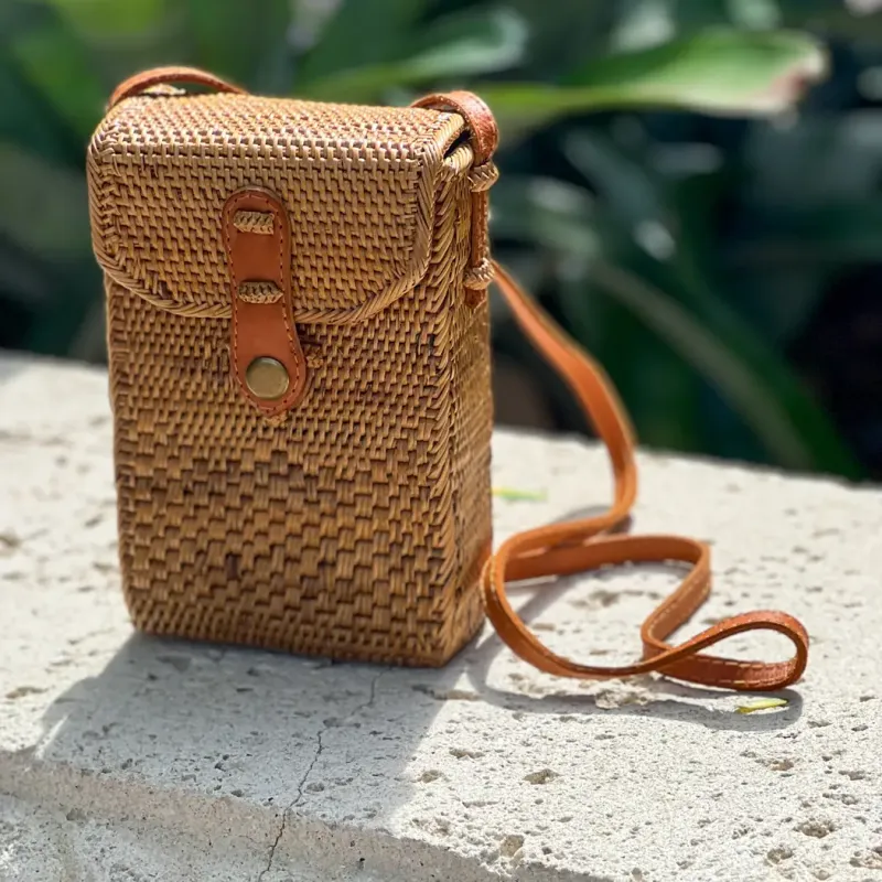 Handwoven Crossbody Cell Phone Purse
