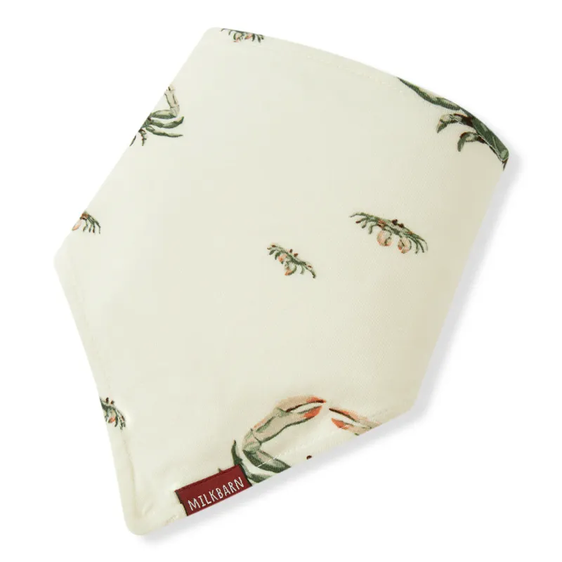 Bamboo Kerchief Bib Coastal Crab