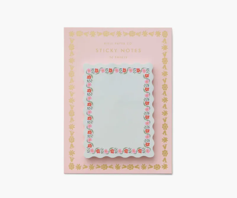 Rifle Paper Co. Sticky Notes Delphine