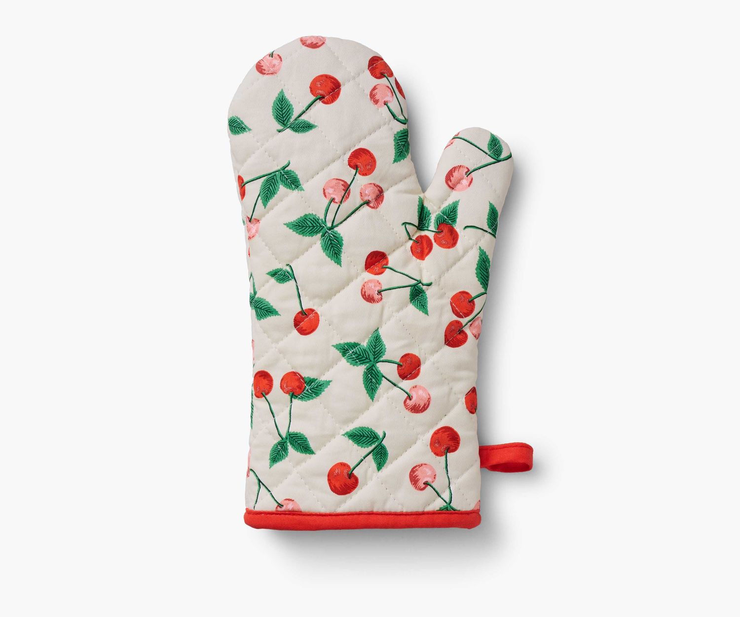 Rifle Paper Co. Oven Mitt Cherries