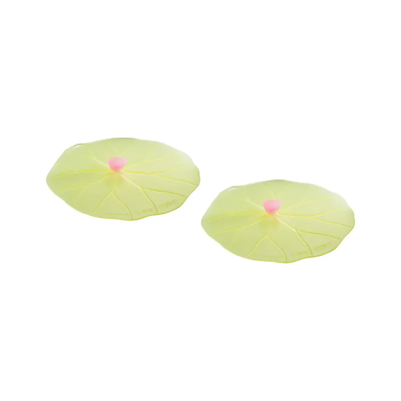 Set Of 2 Drink Covers 4&quot; Lilypad