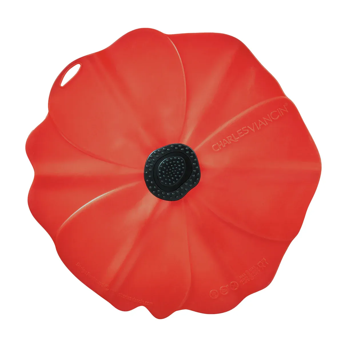 Airtight Lid Poppy 11&quot; Red