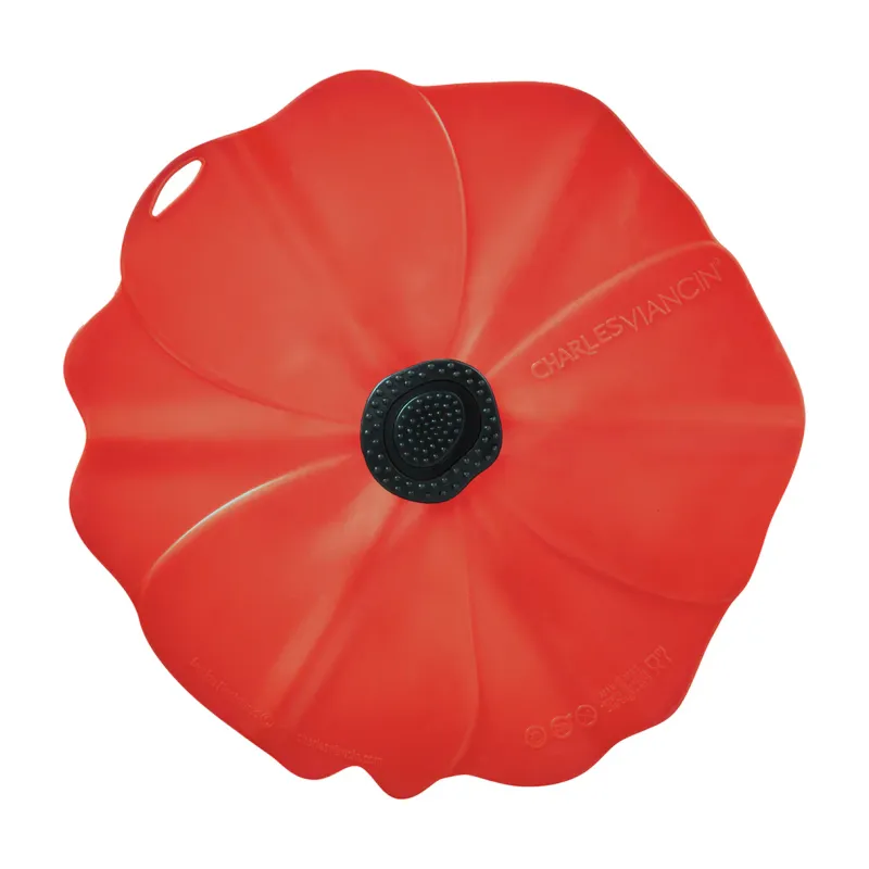 Airtight Lid Poppy 11&quot; Red