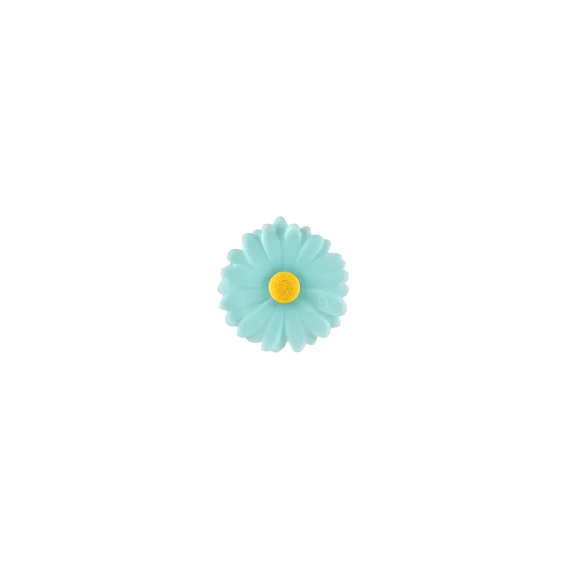 Bottle Stopper Daisy Aqua