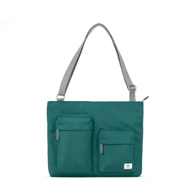 ORI London Moorgate Messenger Teal Medium
