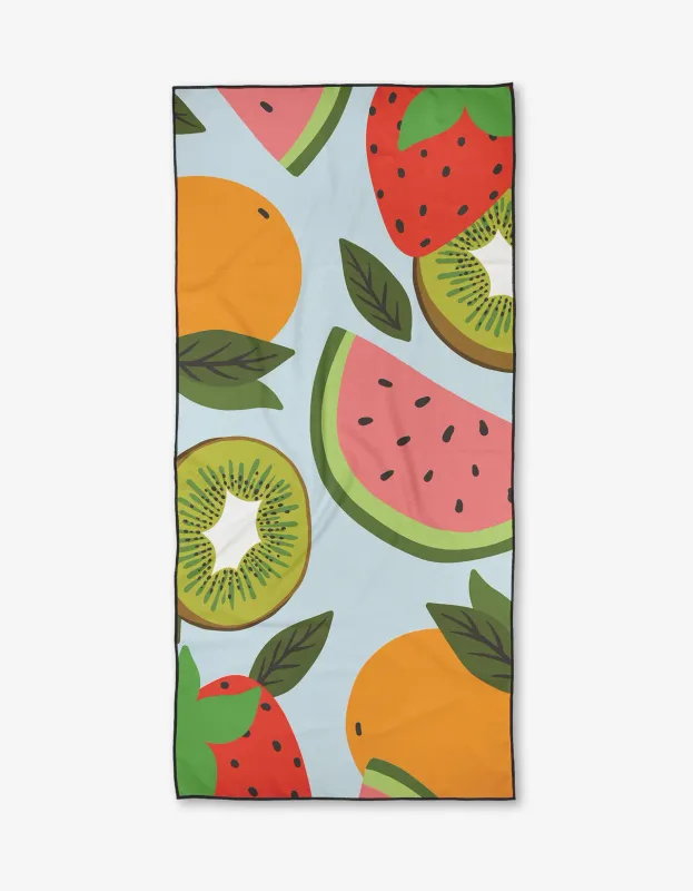 Geometry Beach Towel Fruit Salad