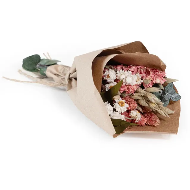 Pink Larkspur &amp; Baby Eucalyptus Mini Bouquet Bundle