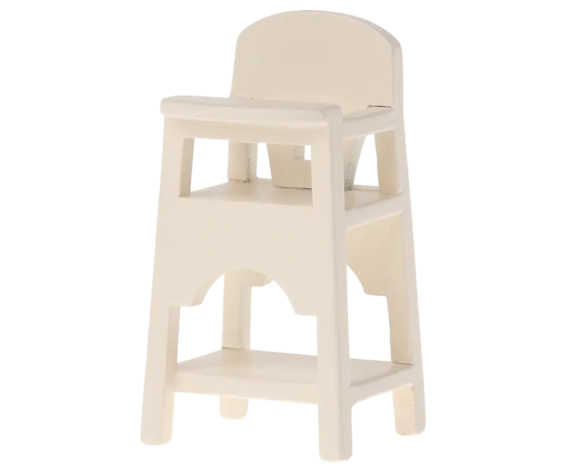 Maileg Mouse High Chair In Off White