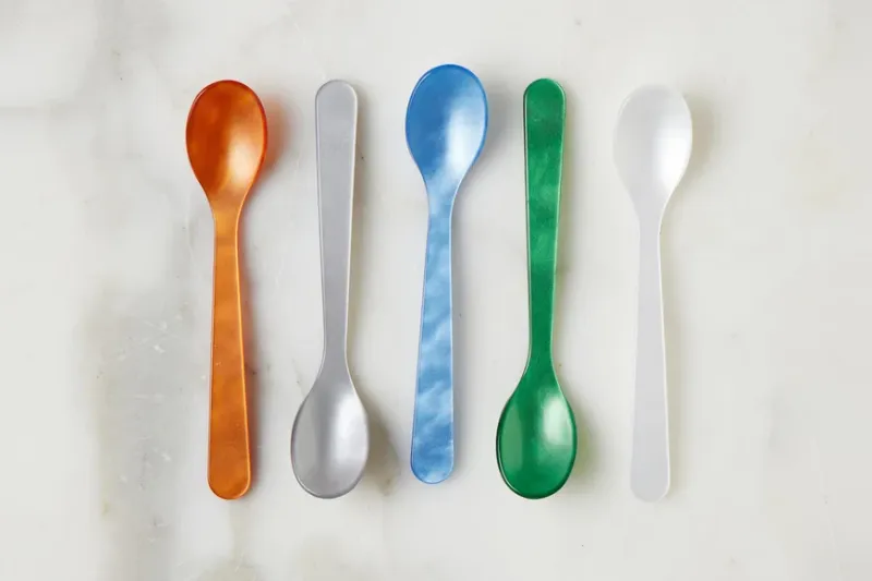 Dipping Spoon 4&quot; Blue