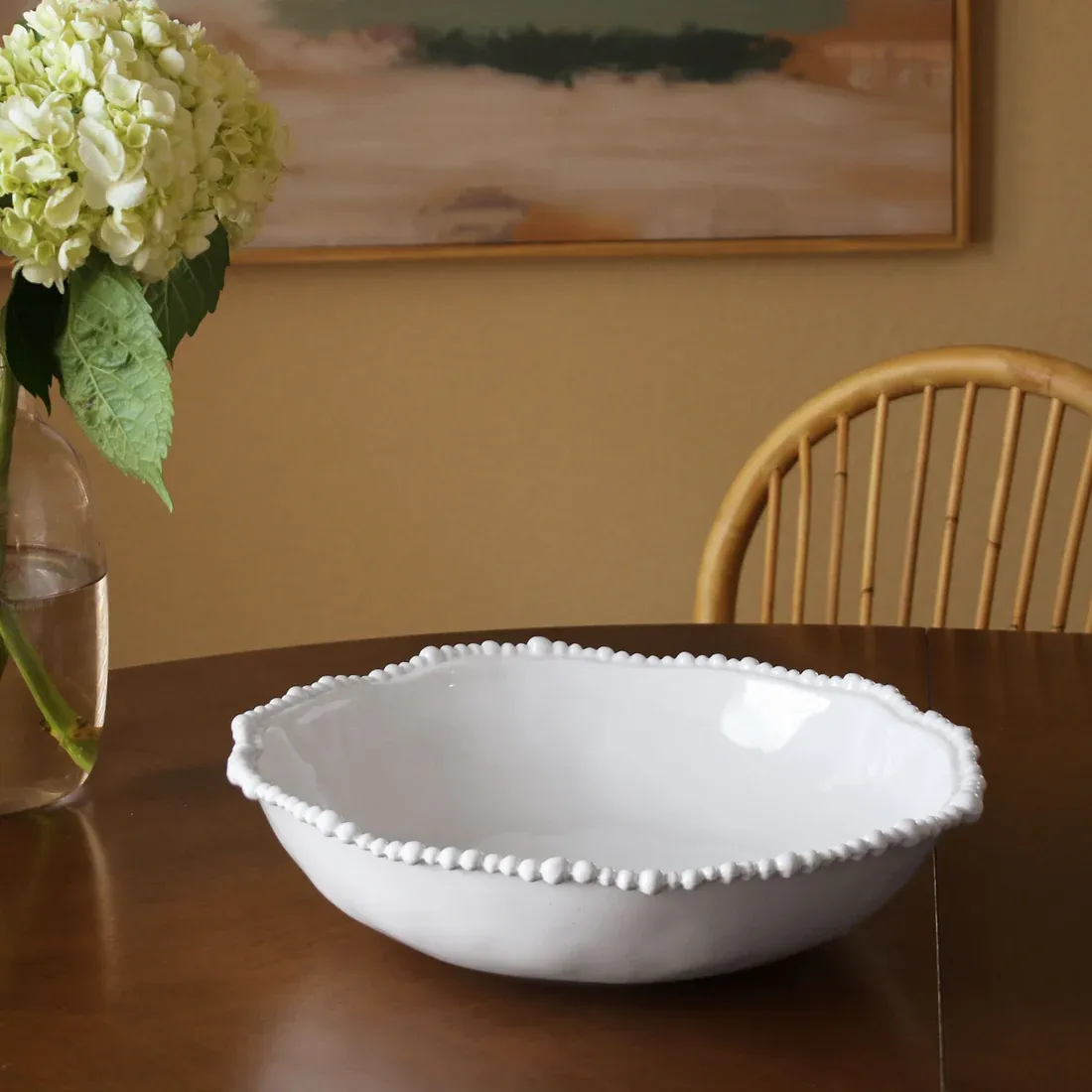 VIDA Alegria Large Pasta Bowl In White