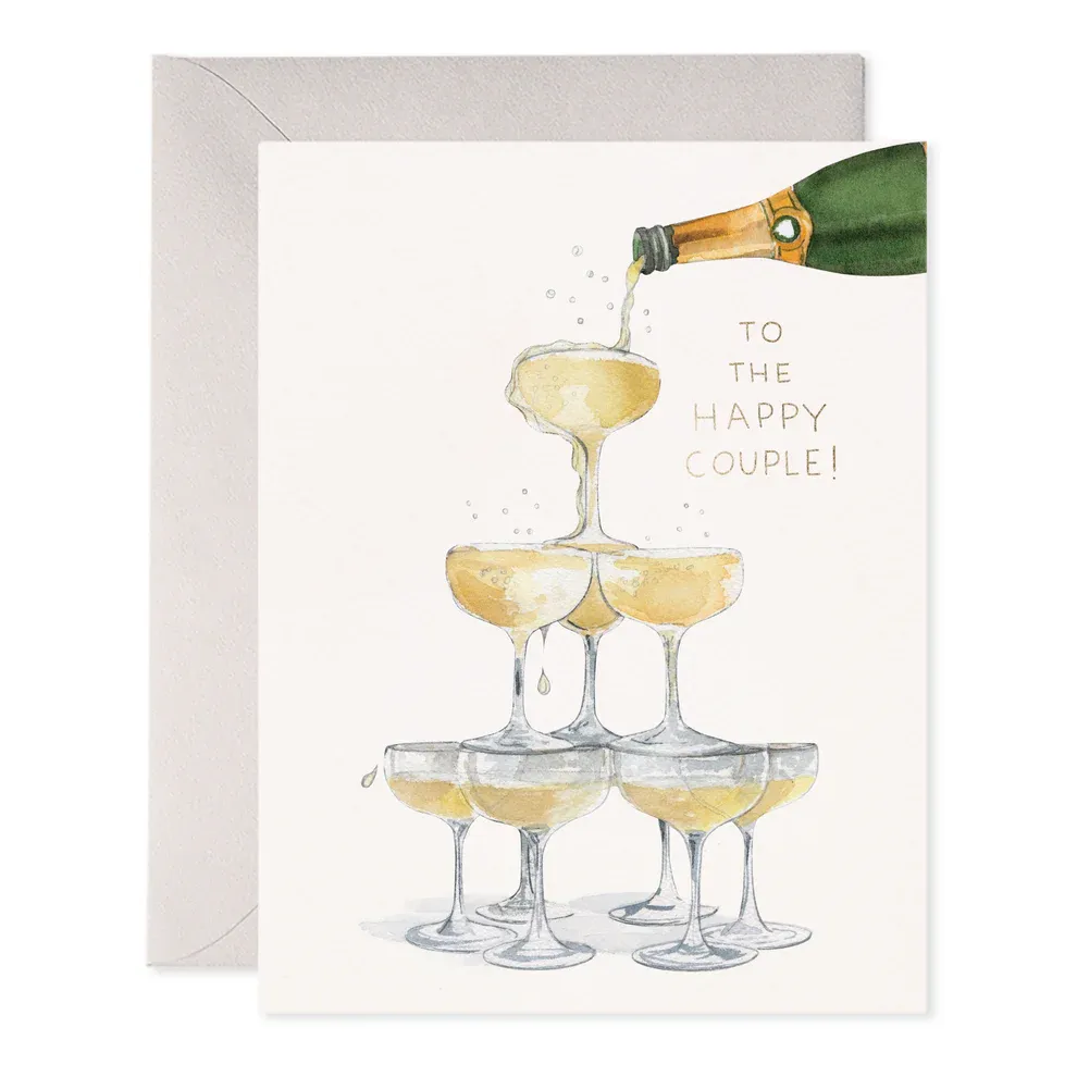 Card Champagne Tower