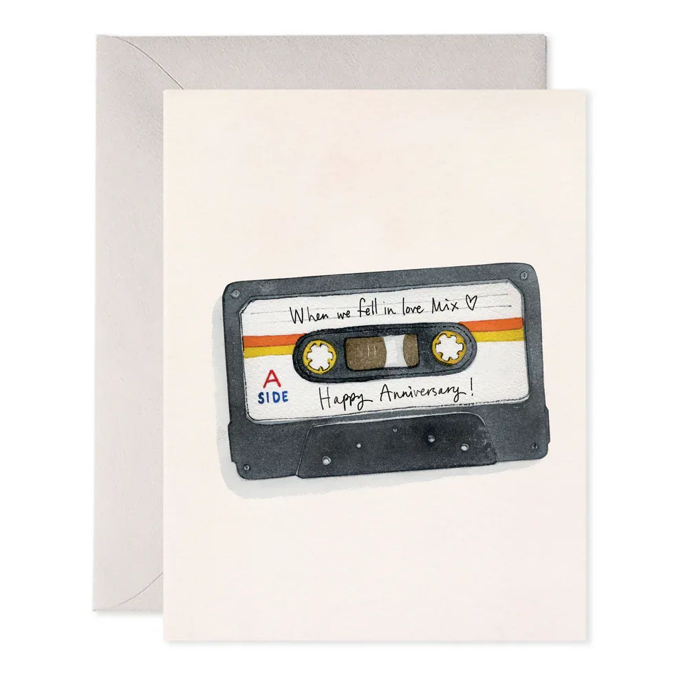 Card Mix Tape Anniversary