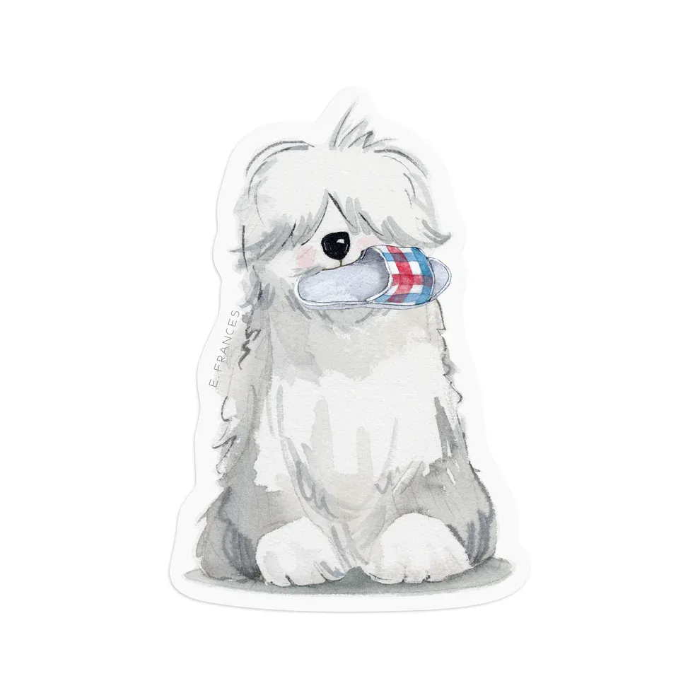 Sticker Fluffy Dog