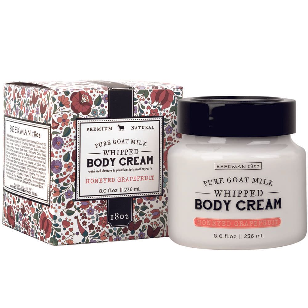 Beekman Honeyed Grapefruit Whipped Body Cream 8oz Final Sale