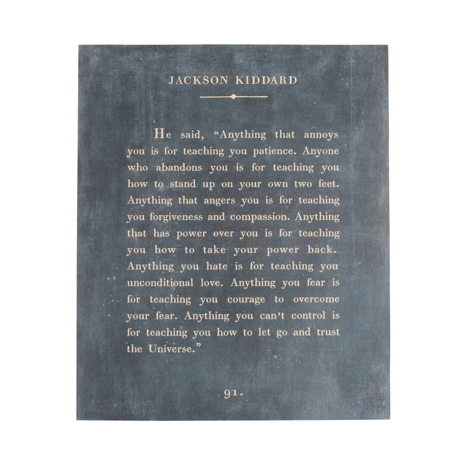 Art Poster Book Collection Jackson Kiddard 12&quot; x 16&quot; Charcoal