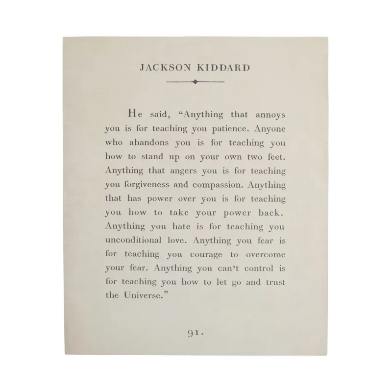 Art Poster Book Collection Jackson Kiddard 12&quot; x 16&quot; Cream