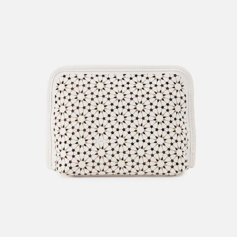 HOBO Beauty Cosmetic Pouch In Ecru