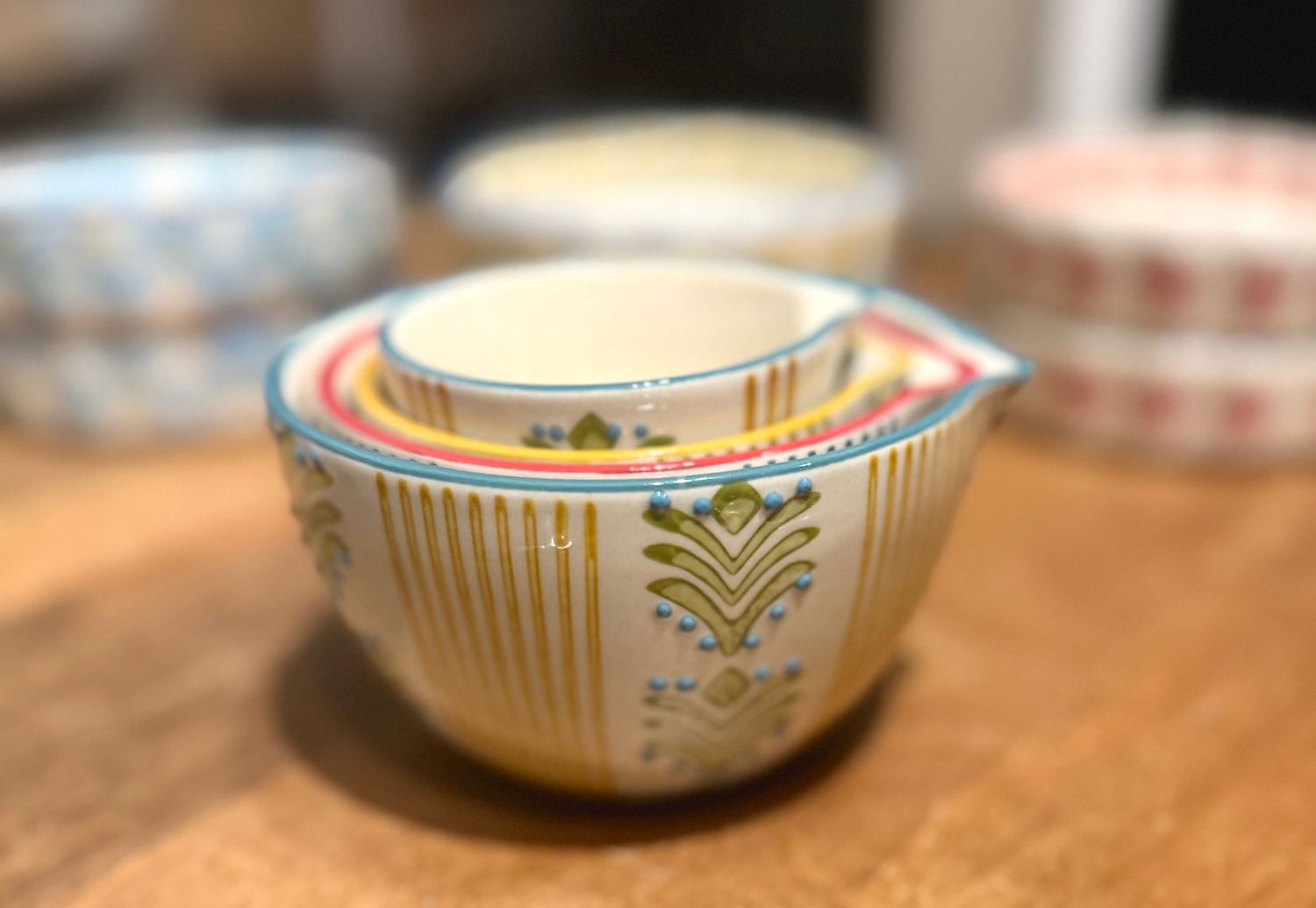 Hand Stamped Set Of 4 Baking Cups