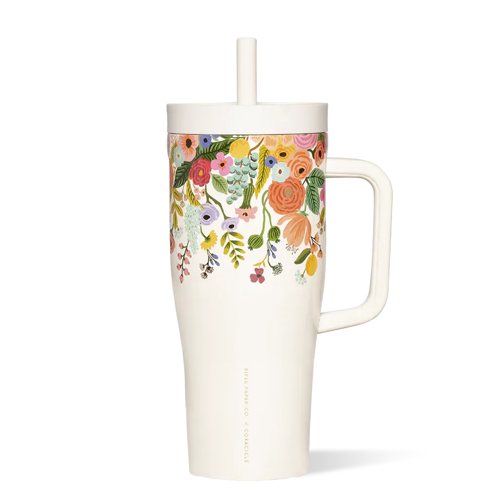 Corkcicle Cruiser In Garden Party Cream 22oz