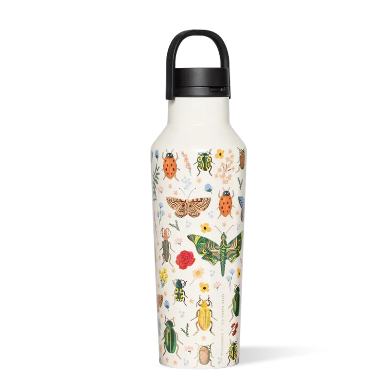 Corkcicle x Rifle Paper Co. Sport Canteen Curio Cream 20oz