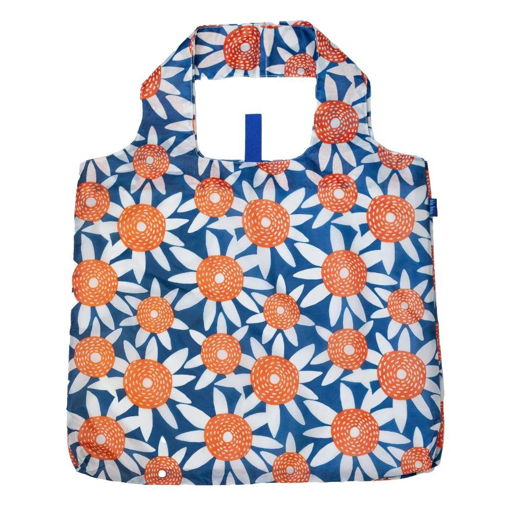Blu Bag Straw Sunflowers Red &amp; Blue