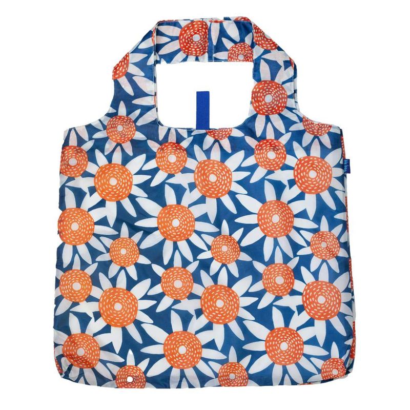 Blu Bag Straw Sunflowers Red &amp; Blue