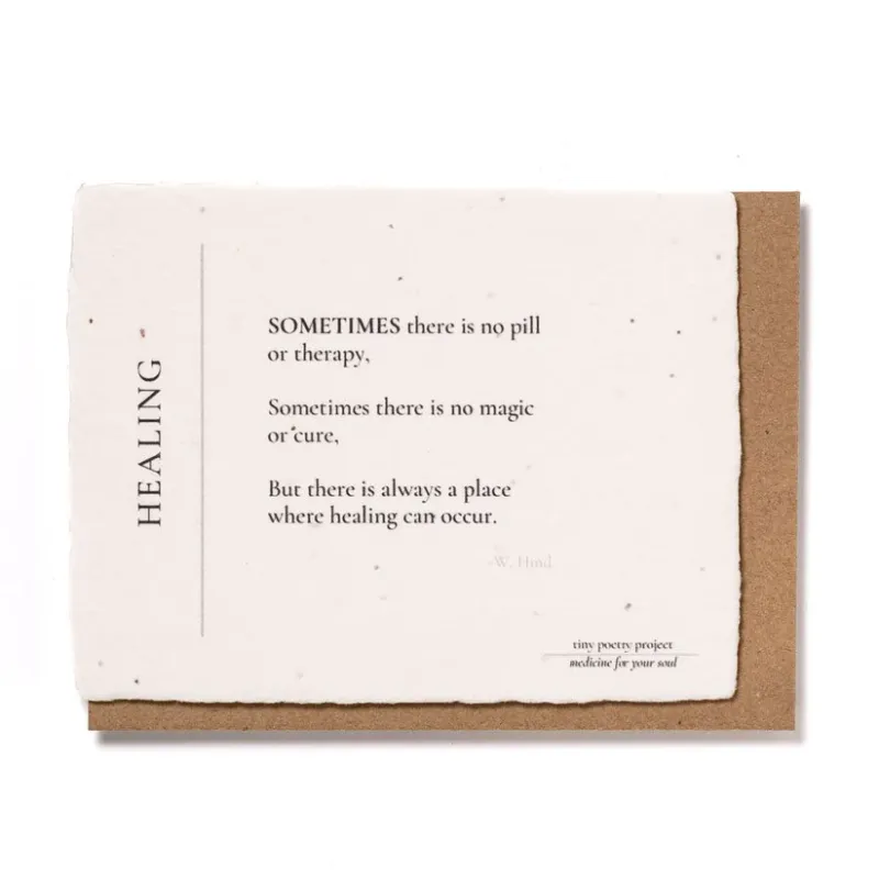 Card Healing With Plantable Wildflowers