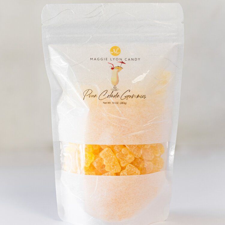 Pina Colada Gummi Bears Bag 10oz