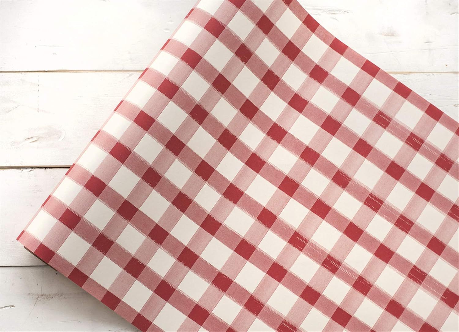 Table Runner Red Checked