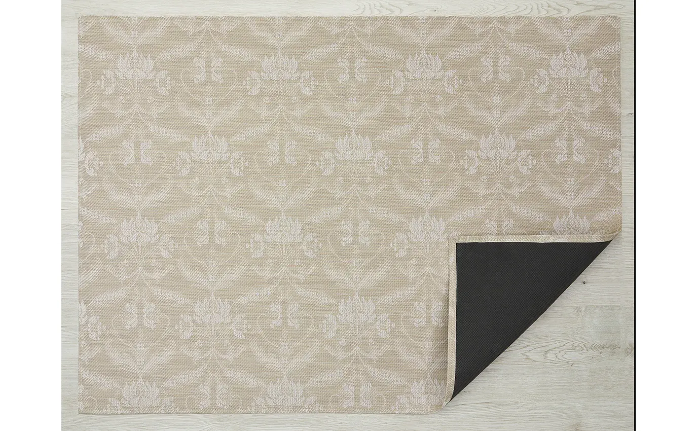 Chilewich LTX Damask FMat In Flax 23x36