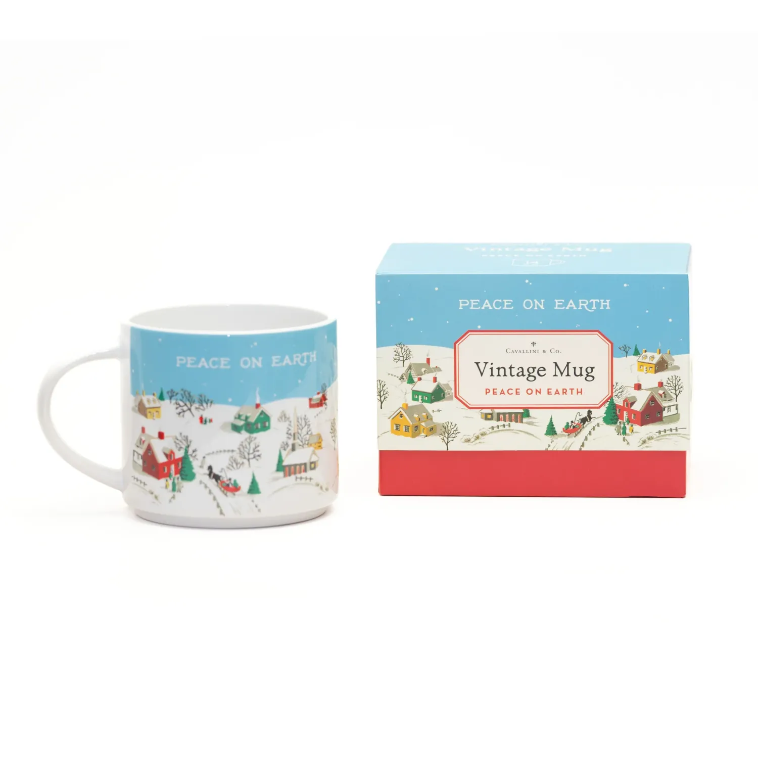 Peace On Earth Vintage Mug 14 fl oz