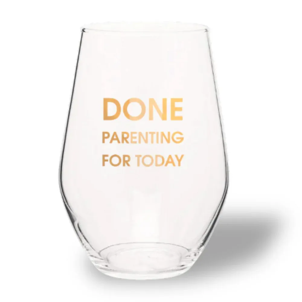 Stemless Wine Glass Done Parenting Today