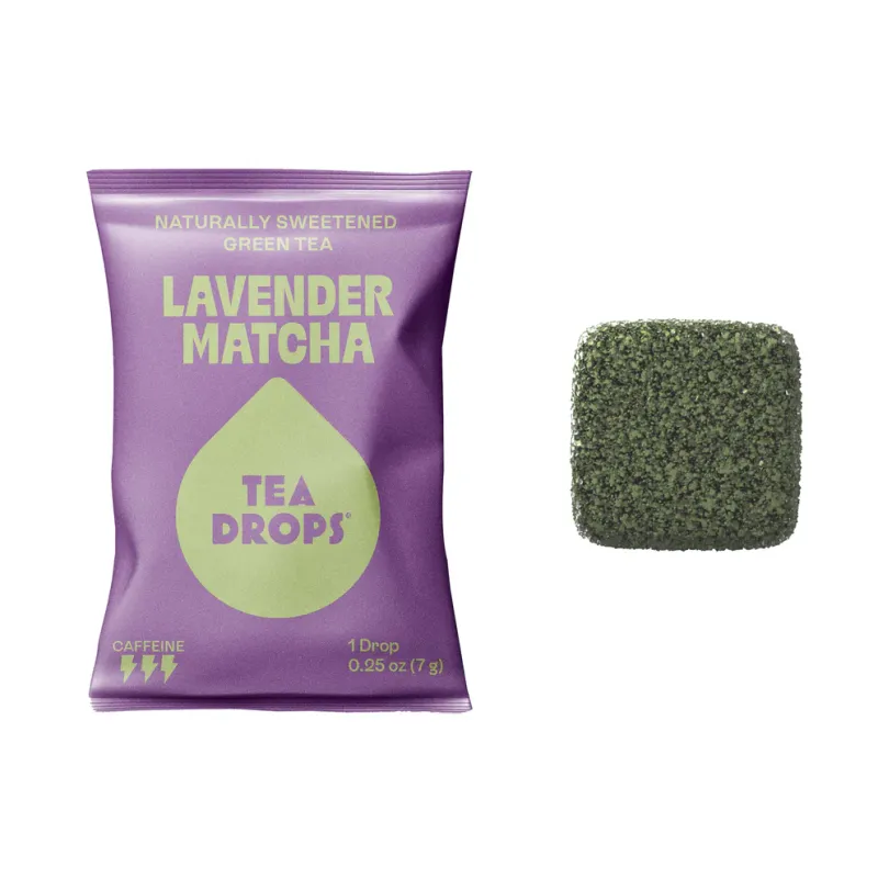 Single Tea Drop Lavender Matcha