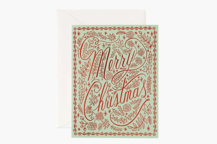 Rifle Paper Co. Card Crimson Christmas