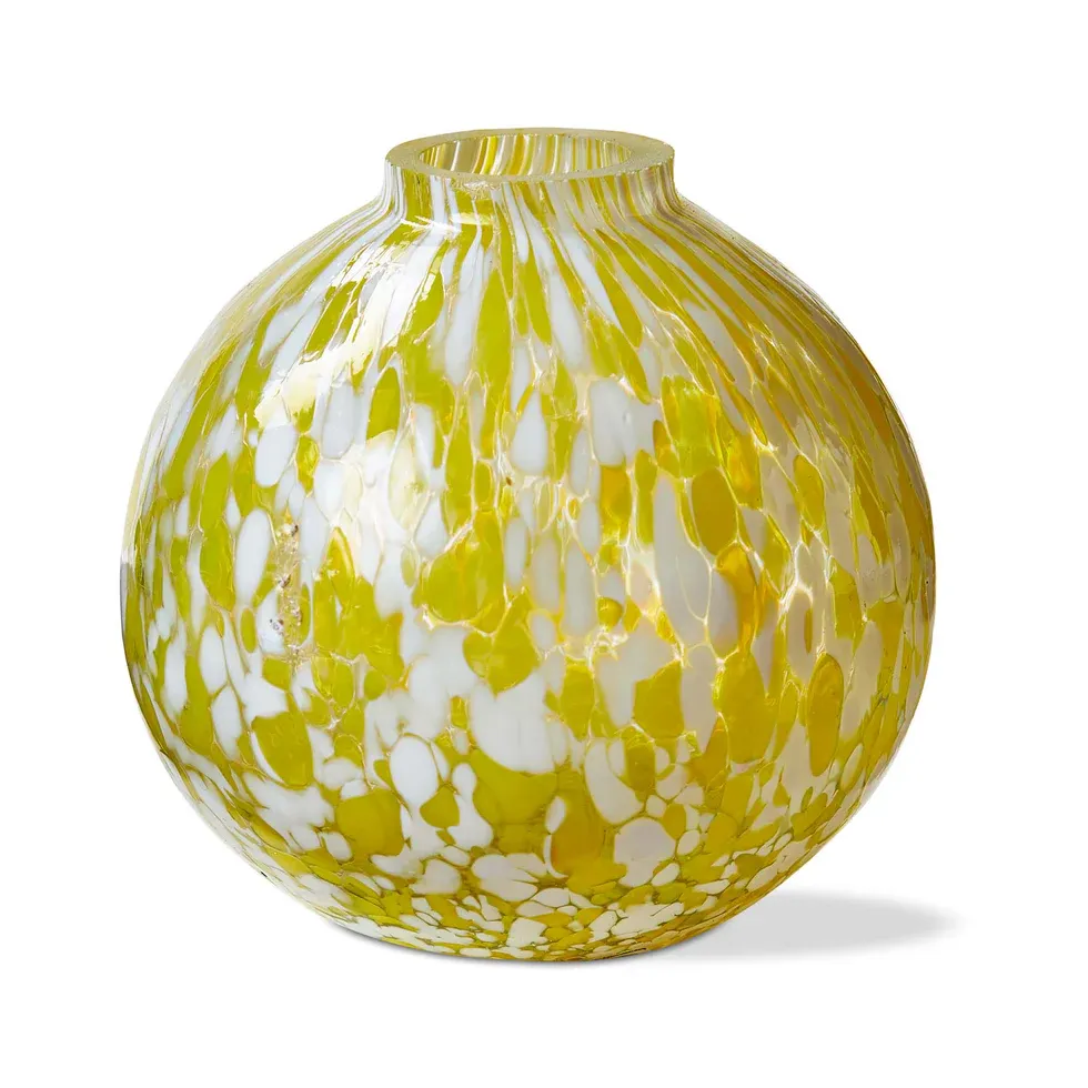 Bud Vase Confetti Yellow