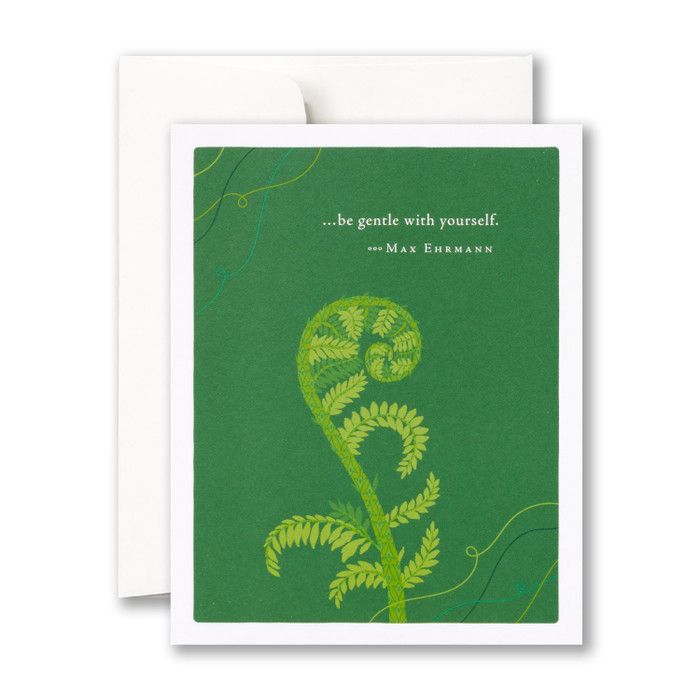 Card Be Gentle With Yourself