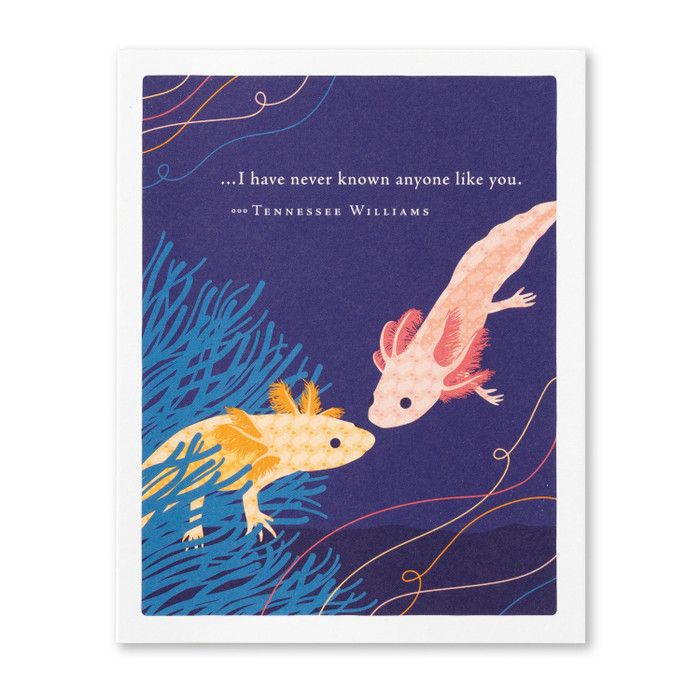 Card I Have Never Known Anyone Like You