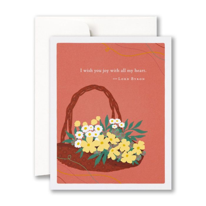 Card I Wish You Joy With All My Heart