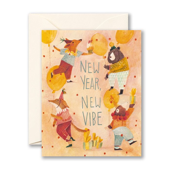 Card New Year New Vibe