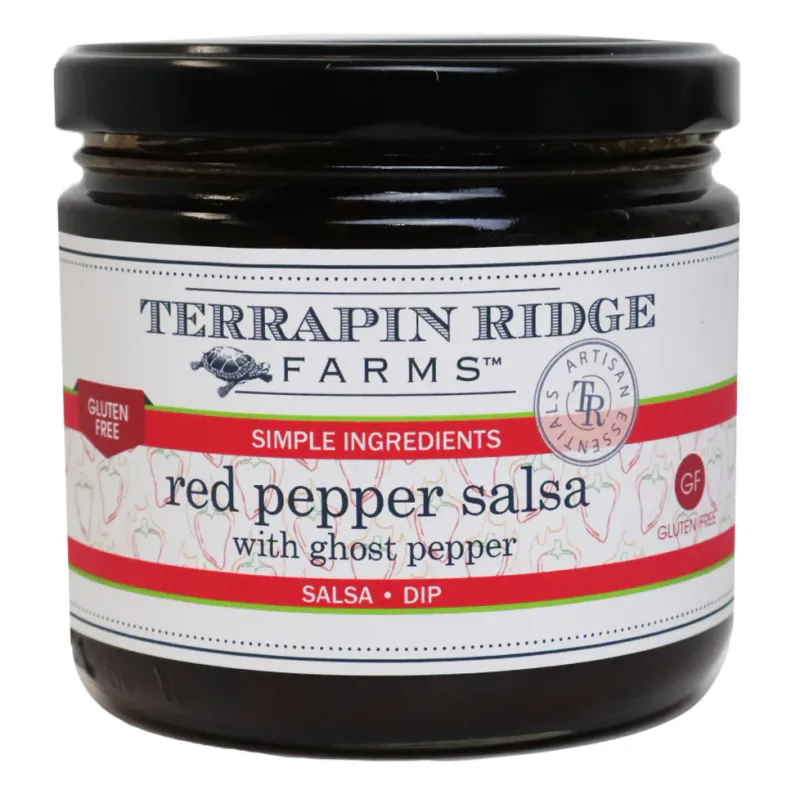 Red Pepper Salsa With Ghost Pepper 12.25oz